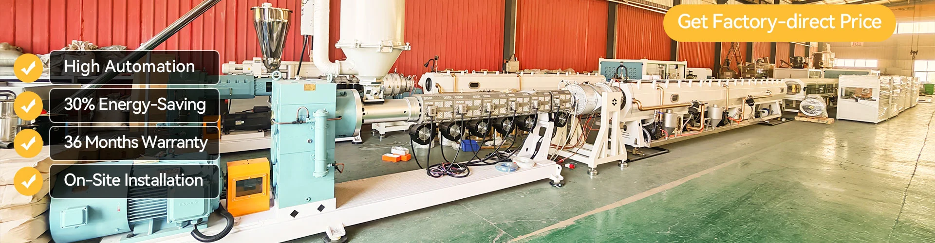 Jalur Produksi Pipa PE