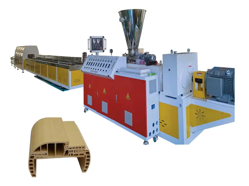 Setelan Suhu Kanggo WPC Door Frame Extrusion Line