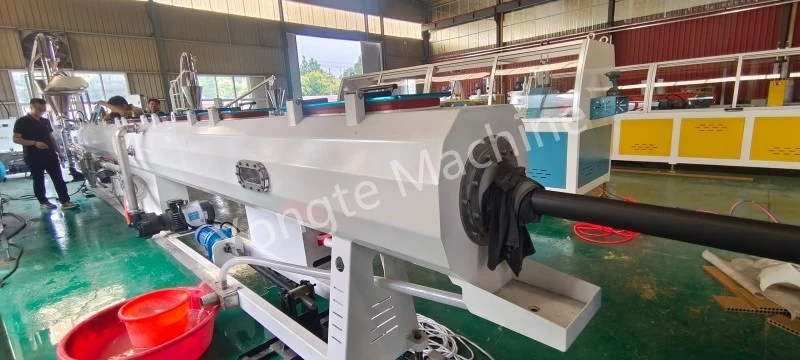 Graphene Modified PE Pipe Making Machine kanggo Pelanggan China