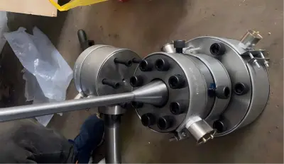 PP corrugated pipe machine