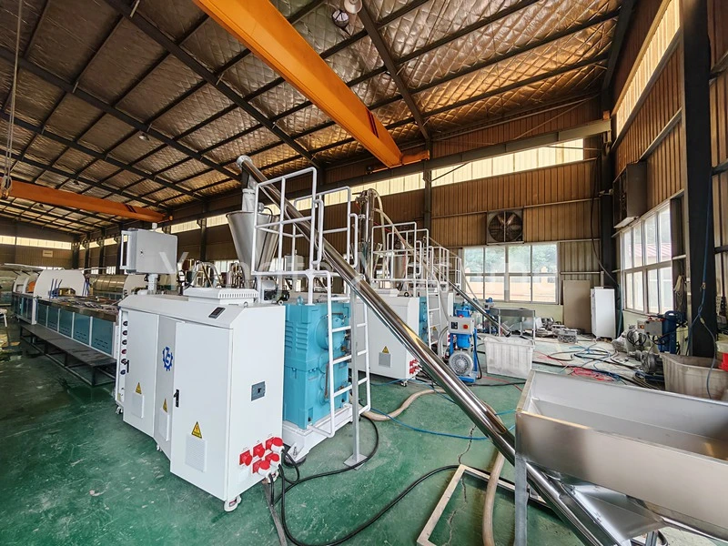 Yongte outdoor WPC profile production line